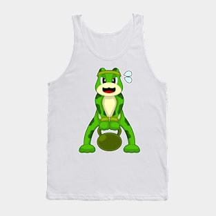 Frog Bodybuilder Dumbbell Bodybuilding Tank Top